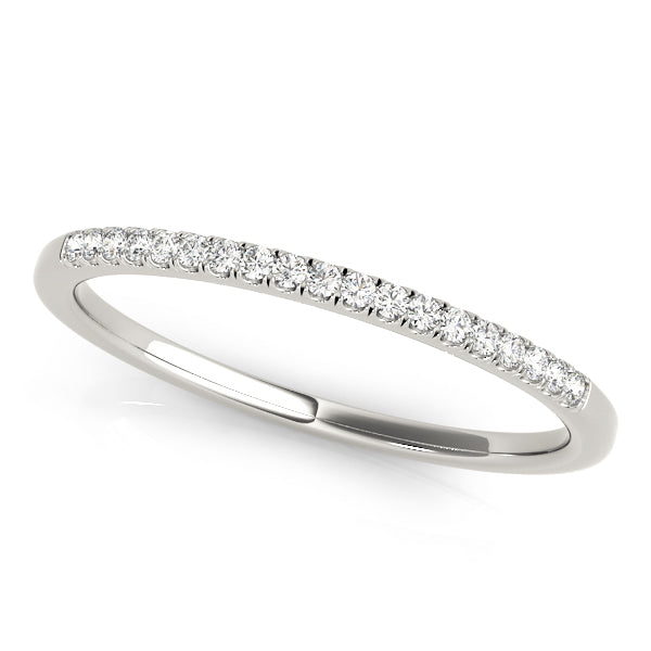 Siena Straight Band in 9K White Gold