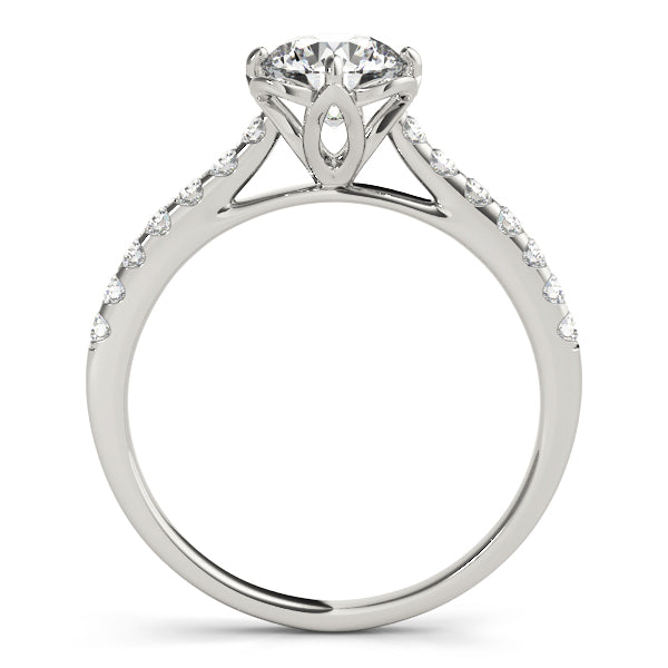 Devina Nature Inspired Pave Engagement Ring