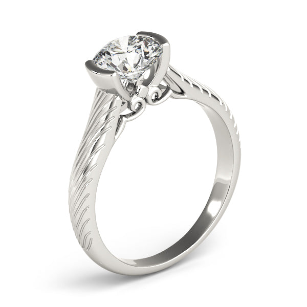 Anemone Vintage Soltiare Engagement Ring
