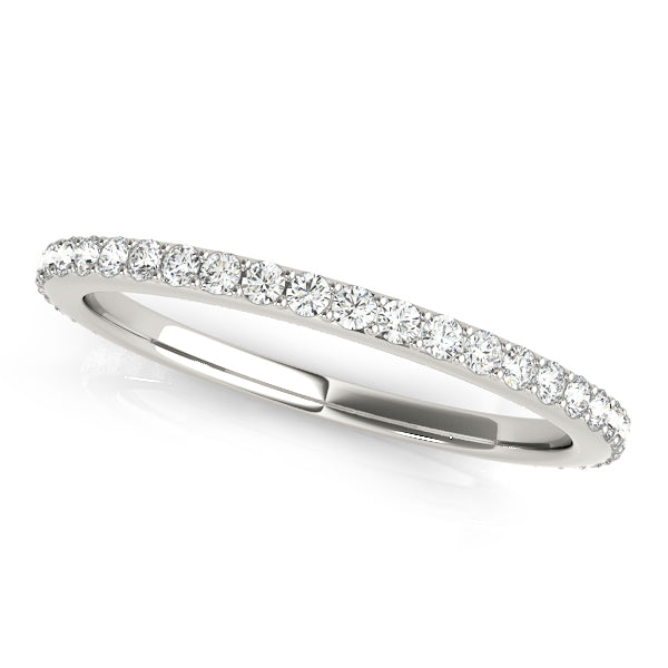 Ella Wedding Band in 9K White Gold