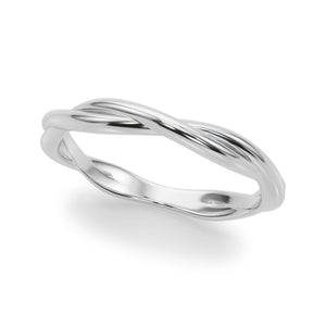 Belle Twisted Wedding Band