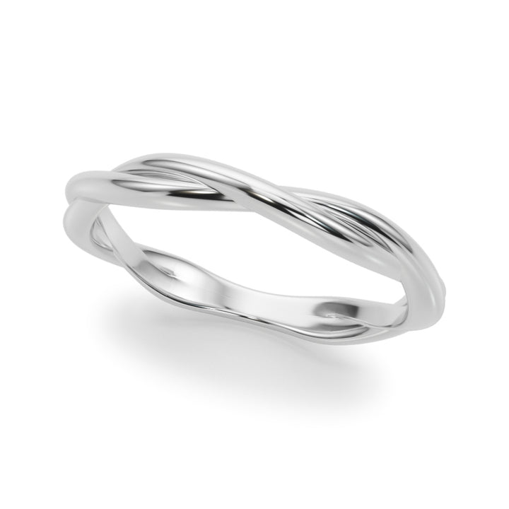 Belle Twisted Wedding Band