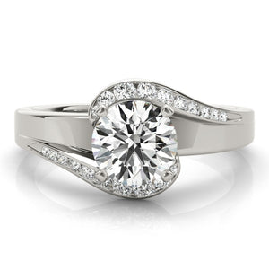 Celestia Bypass Solitare Engagement Ring