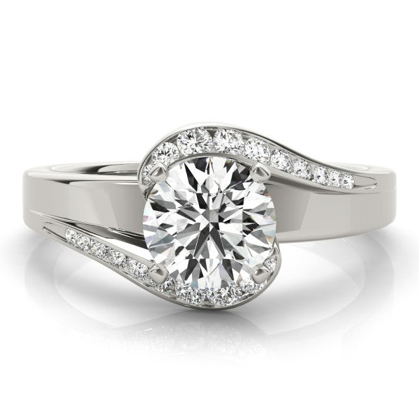 Celestia Bypass Solitare Engagement Ring