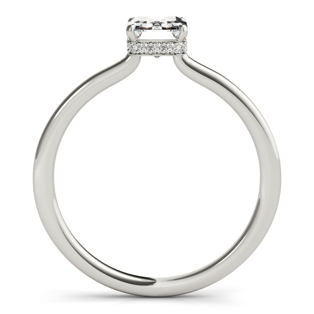Crest Hidden Engagement Ring