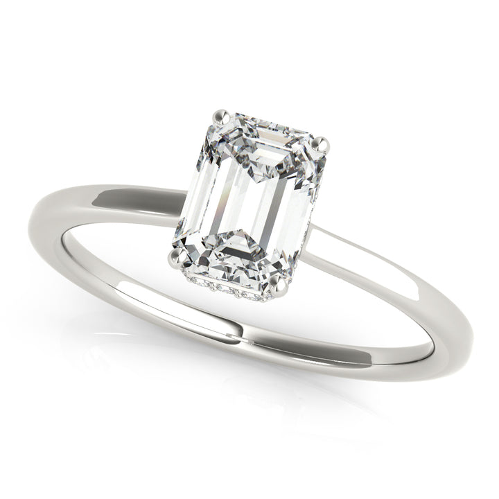 Crest Hidden Engagement Ring