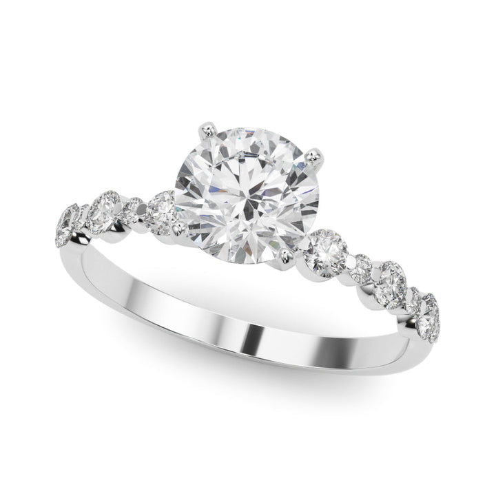 Warrnambool Side Stone Fancy Engagement Ring