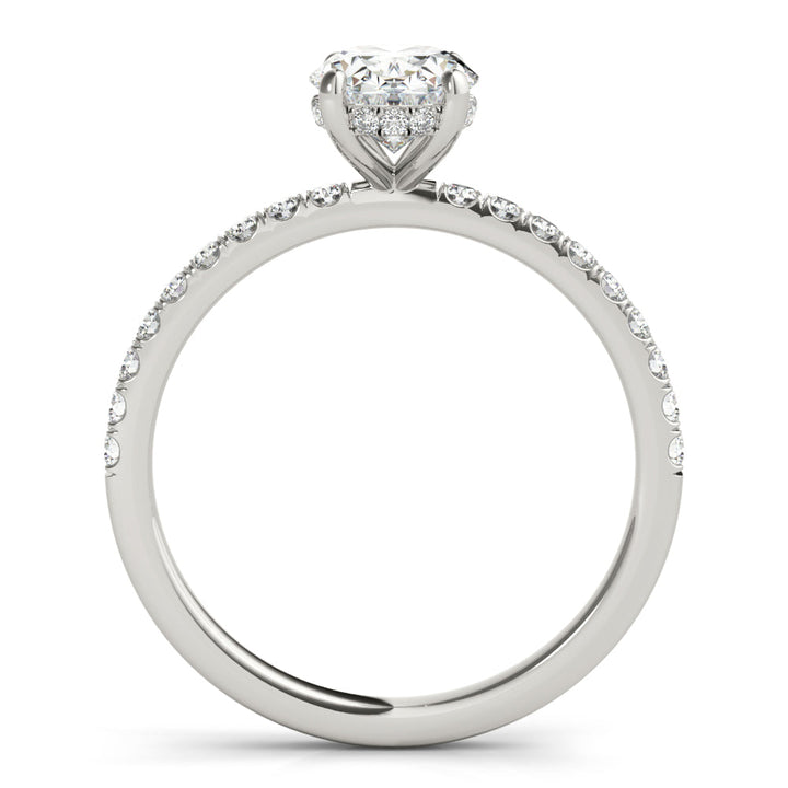 Fremantle Delicate Pave Engagement Ring