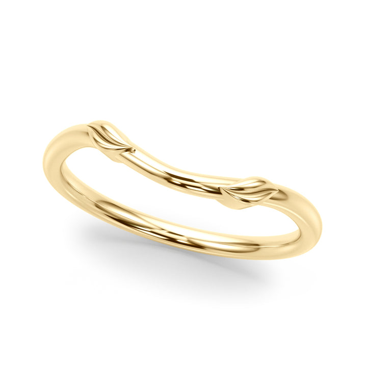 Eva Wedding Band in 9K White Gold