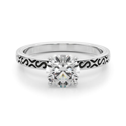 Sylva Vintage Infinity Engagement Ring