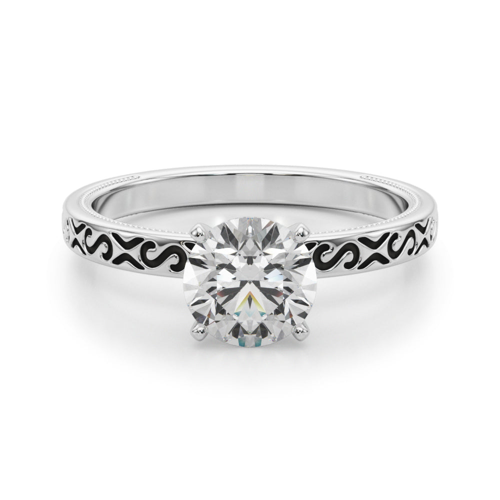 Sylva Vintage Infinity Engagement Ring