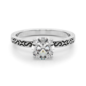 Sylva Vintage Infinity Engagement Ring