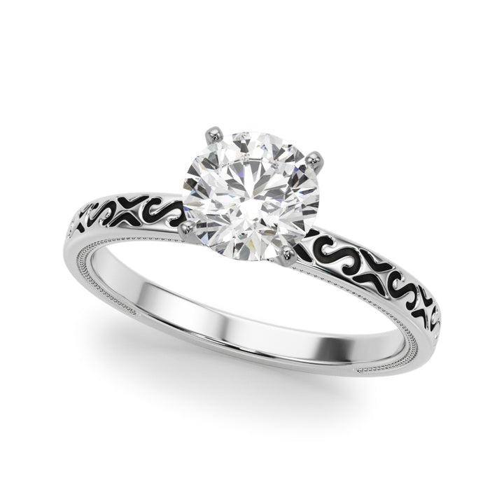 Sylva Vintage Infinity Engagement Ring
