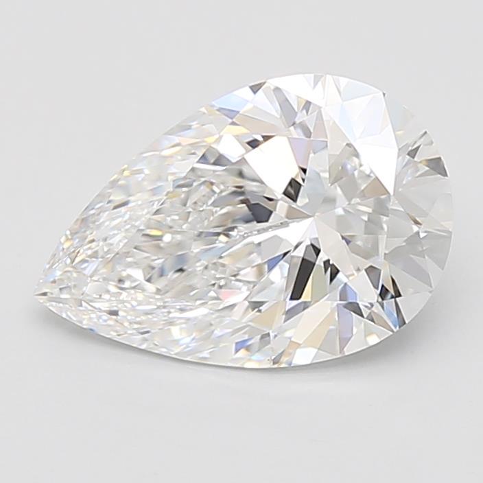 1.41 ct D Color VVS1 Clarity Pear Shape Lab Grown Diamond