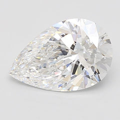 1.41 ct D Color VVS1 Clarity Pear Shape Lab Grown Diamond