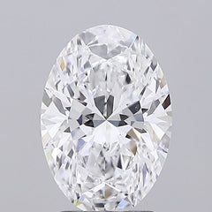 2.53 ct D Colour VVS2 Clarity Oval Shape Lab Grown Diamond