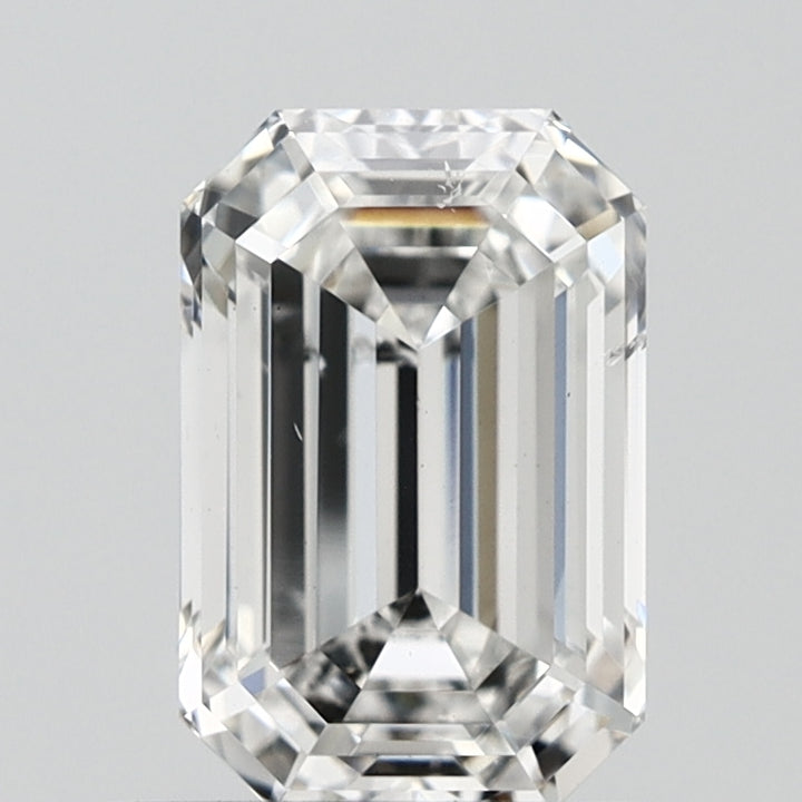 1.0 ct F Color SI1 Clarity Emerald Shape Lab Grown Diamond