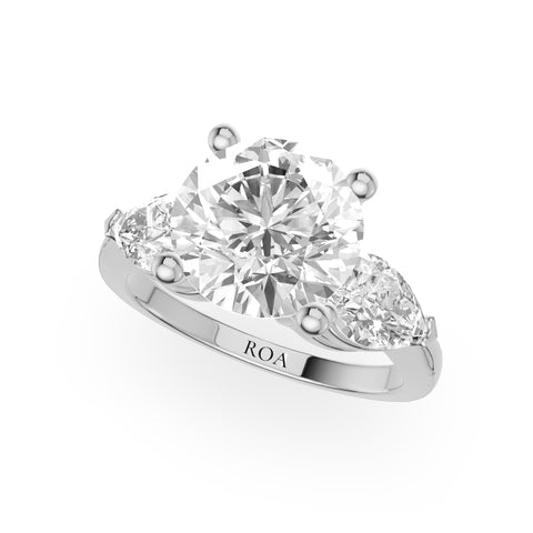 Derby Three Stone Engagement Ring