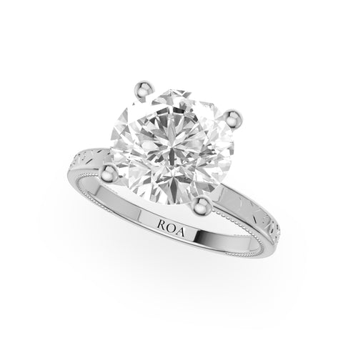Sylva Vintage Infinity Engagement Ring