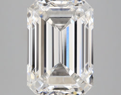 3.16 ct F Color VVS2 Clarity Emerald Shape Lab Grown Diamond