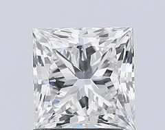 1.55 ct G Color VVS2 Clarity Princess Shape Lab Grown Diamond