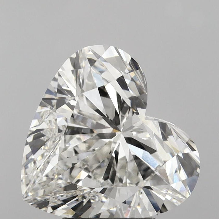 4.37 ct G Color VVS2 Clarity Heart Shape Lab Grown Diamond