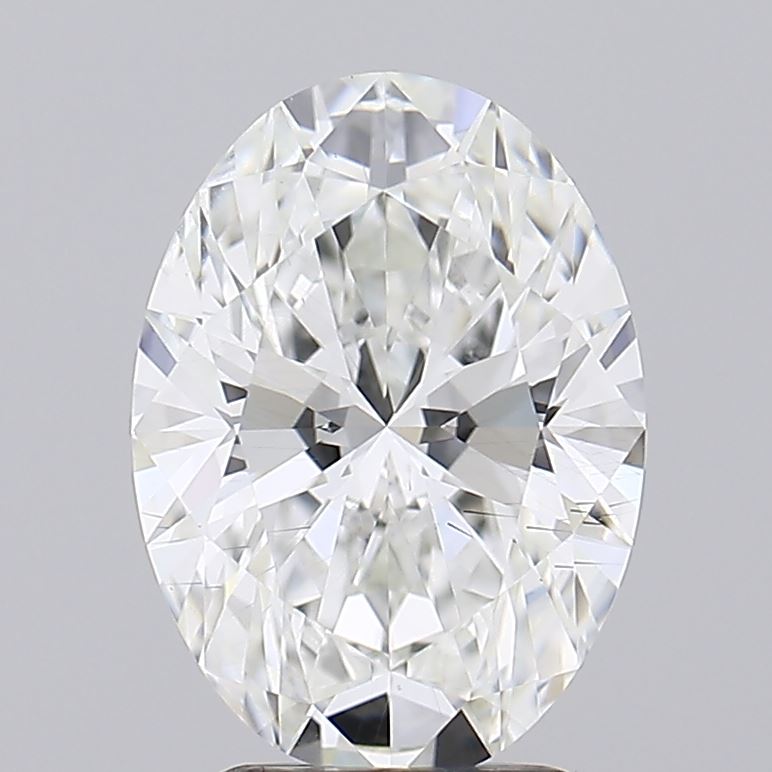 2.08 ct F Colour SI1 Clarity Oval Shape Lab Grown Diamond