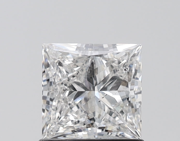 1.02 ct E Color SI1 Clarity Princess Shape Lab Grown Diamond