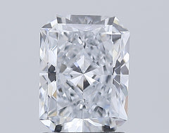 1.5 ct F Color VVS2 Clarity Radiant Shape Lab Grown Diamond