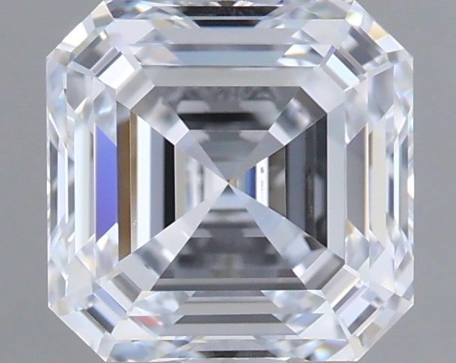 1.6 ct F Color VVS2 Clarity Asscher Shape Lab Grown Diamond