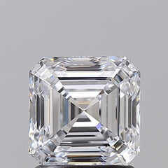 1.55 ct E Color VVS2 Clarity Asscher Shape Lab Grown Diamond