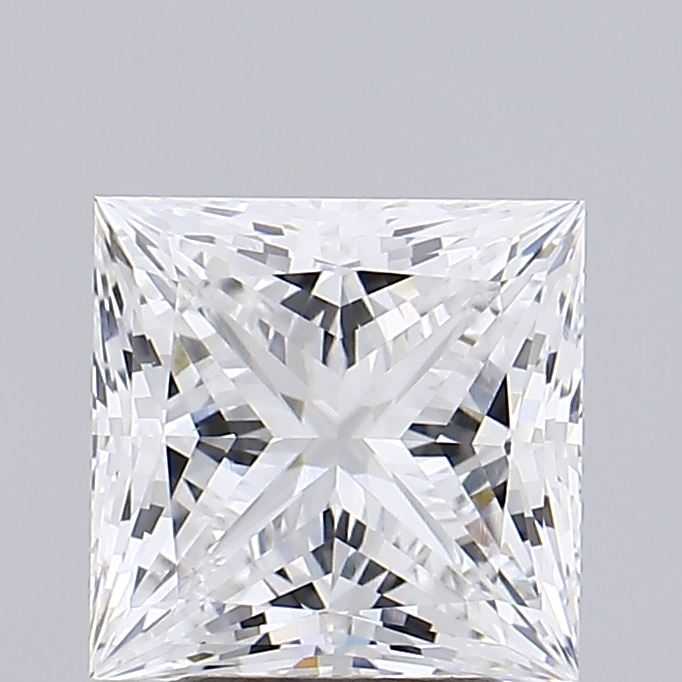 2.82 ct D Color VVS1 Clarity Princess Shape Lab Grown Diamond