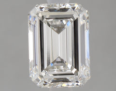 1.6 ct G Colour VVS2 Clarity Emerald Shape Lab Grown Diamond