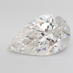 4.25 ct G Color VS1 Clarity Pear Shape Lab Grown Diamond