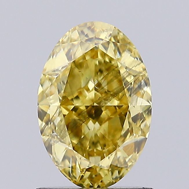 1.13 ct  Colour SI1 Clarity Oval Shape Coloured Lab Grown Diamond