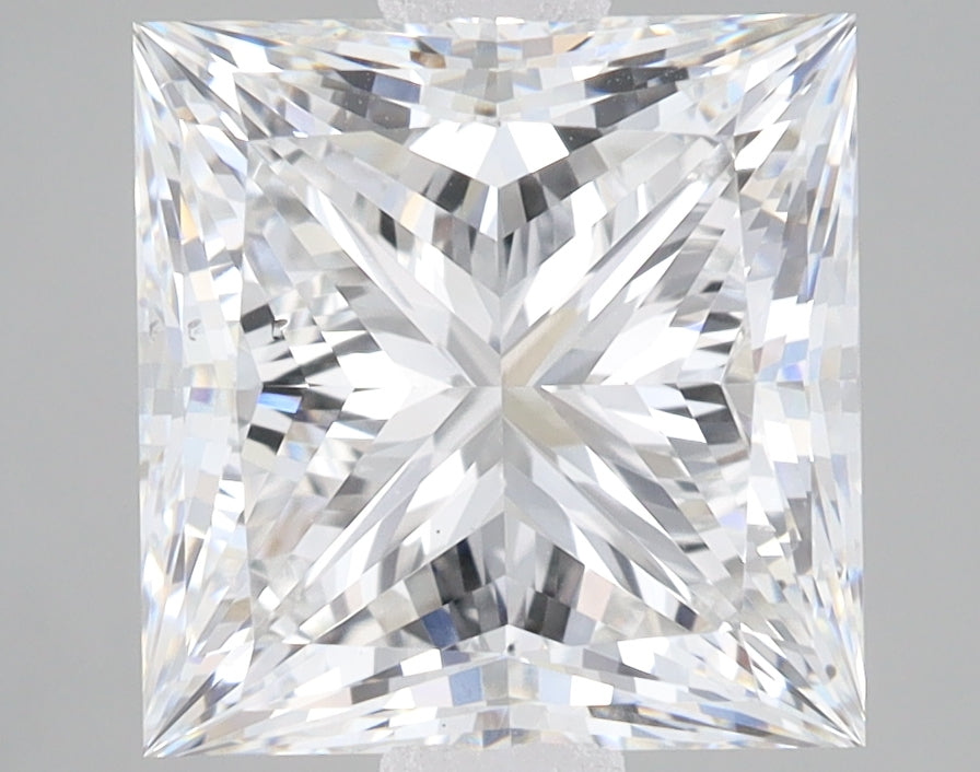 5.0 ct E Color VS2 Clarity Princess Shape Lab Grown Diamond