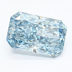 1.67 ct  Colour VVS2 Clarity Radiant Shape Coloured Lab Grown Diamond