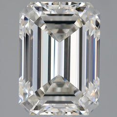 3.19 ct G Color VVS2 Clarity Emerald Shape Lab Grown Diamond