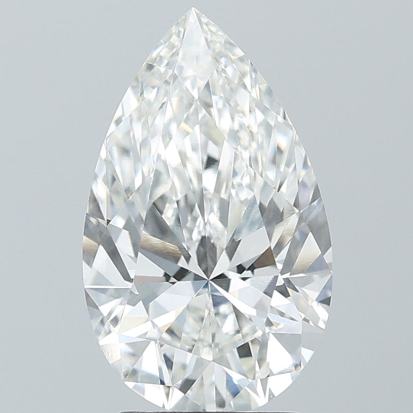 3.02 ct G Colour VVS2 Clarity Pear Shape Lab Grown Diamond