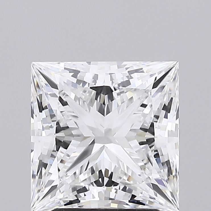 2.7 ct D Colour VVS2 Clarity Princess Shape Lab Grown Diamond