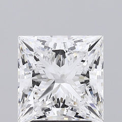 2.7 ct D Colour VVS2 Clarity Princess Shape Lab Grown Diamond