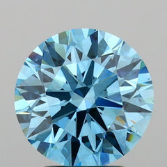 3.02 ct  Colour VS1 Clarity Round Shape Coloured Lab Grown Diamond