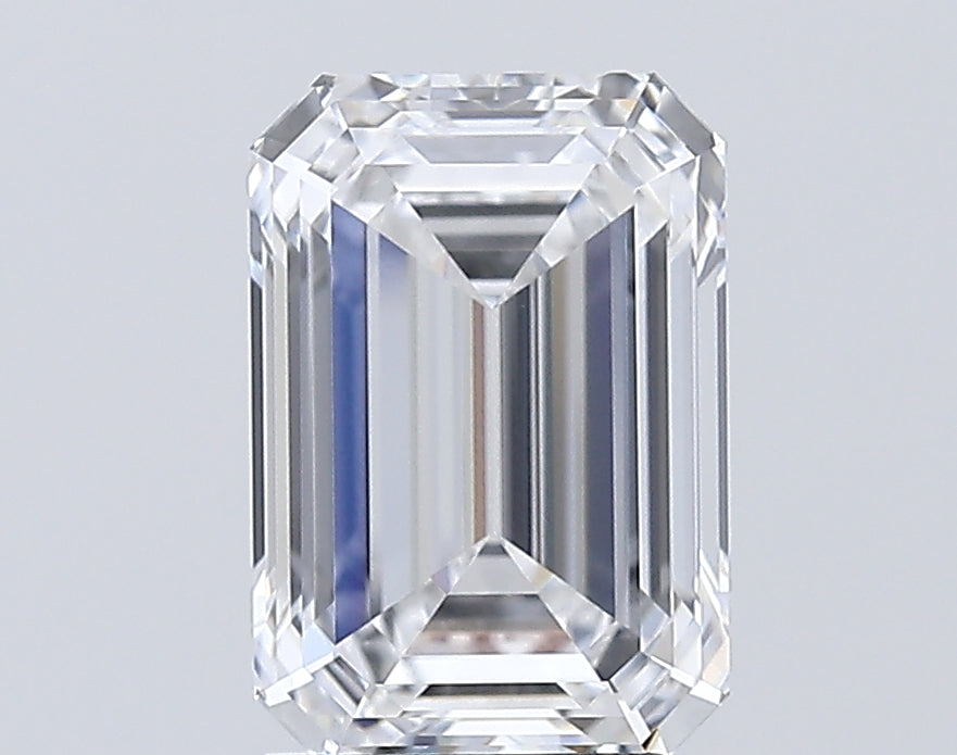 3.12 ct E Color VVS2 Clarity Emerald Shape Lab Grown Diamond
