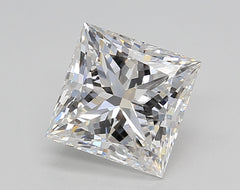2.02 ct E Color VVS2 Clarity Princess Shape Lab Grown Diamond