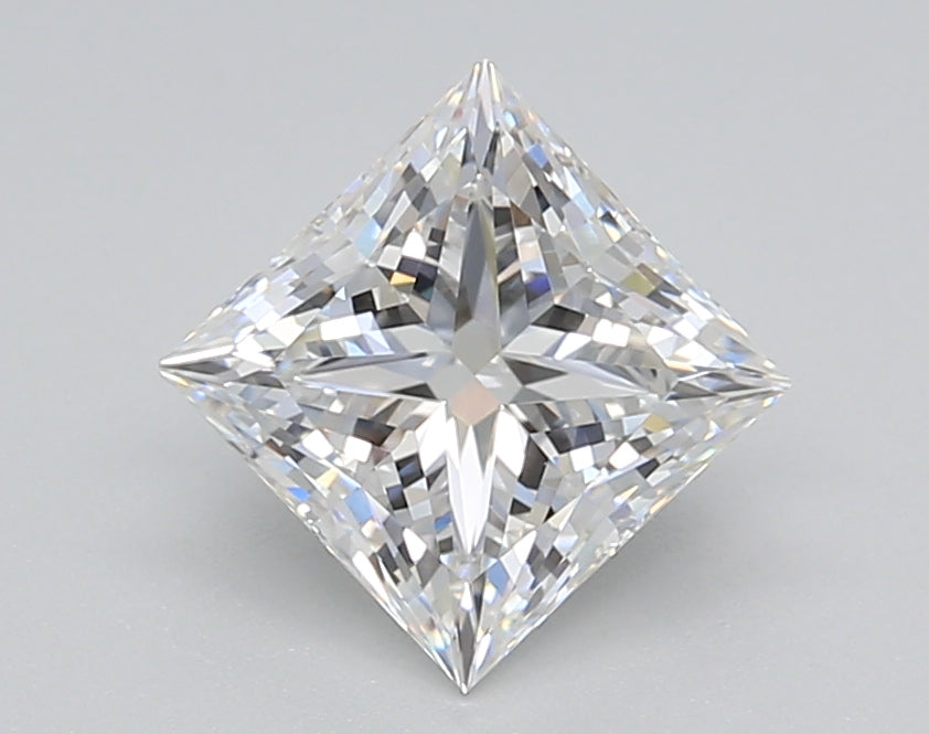 1.52 ct E Color VVS2 Clarity Princess Shape Lab Grown Diamond