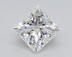 1.52 ct E Color VVS2 Clarity Princess Shape Lab Grown Diamond