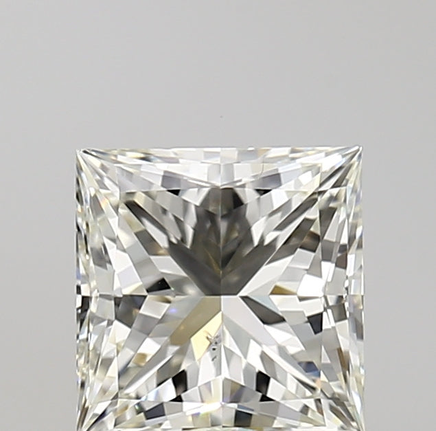 1.01 ct K Color SI1 Clarity Princess Shape Natural Diamond