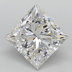 4.06 ct H Color VVS2 Clarity Princess Shape Lab Grown Diamond