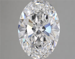 4.56 ct F Color SI1 Clarity Oval Shape Lab Grown Diamond