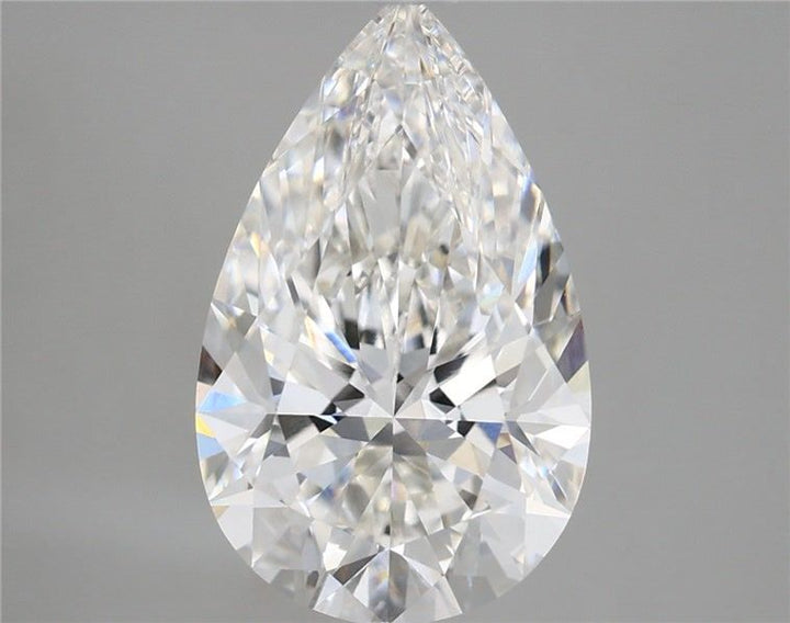 4.22 ct G Color VVS2 Clarity Pear Shape Lab Grown Diamond